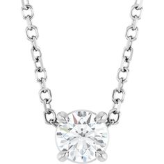 Elevate your style with our timeless Solitaire Floating Diamond Pendant Necklace. Featuring a perfect quality Lab Grown diamond, this necklace is perfect for everyday wear, special occasions, and everything in between. Add a touch of elegance to any outfit with this stunning piece, featured on a strong 1.3-1.5mm 14k gold 16-18” adjustable cable chain Delivery time: 3-7 days Elegant Necklace With Prong Setting And Lab Grown Diamonds, Elegant Necklace With Diamond Cut Lab Grown Diamonds, Elegant Necklace With Lab Grown Diamonds In Diamond White, Elegant Necklace In Diamond White With Lab Grown Diamonds, Elegant Diamond White Lab-grown Diamond Necklace, Elegant White Gold Diamond Necklace With Lab Grown Diamond, Elegant Lab-grown Diamond Necklace With Prong Setting, Elegant White Gold Necklace With Lab Grown Diamonds, Elegant Lab Grown Diamond Necklace With Brilliant Cut