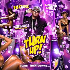 the album cover for turn up