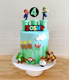 Mario Birthday, 6th Birthday Parties, 6th Birthday, Bday Ideas, Mario Bros, Bday Party, Mario, Birthday Party, Birthday