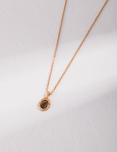 Luxury Amber Oval Necklace, Formal Amber Necklace In Fine Jewelry Style, Luxury Gemstone Teardrop Pendant Necklace, Elegant Oval Amber Necklaces, Fine Jewelry Necklace With Oval Pendant And Clavicle Chain, Elegant Necklace With Polished Oval Pendant, Elegant Necklace With Oval Pendant And Clavicle Chain, Elegant Amber Pendant Necklace, Elegant Necklace With Oval Pendant And Polished Finish