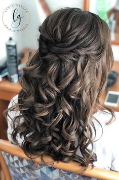 Bridemaids Hairstyles, Half Up Wedding Hair, Pageant Hair, Mother Of The Bride Hair, Quince Hairstyles, Long Hair Wedding Styles, Cute Hairstyles For Medium Hair