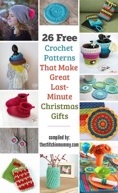 crochet patterns that make great last - minute christmas gifts