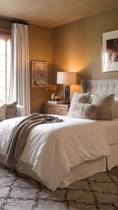 Transform Your Space with Cozy Bedrooms Decor Design A Space, Bedroom Aesthetic, Cozy Bedroom, Soft Textures, Bedroom Ideas, Bedroom Design, Bedroom Decor