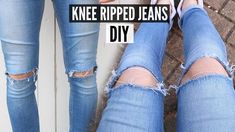 Ripped Jeans Tutorial, Diy Ripped Jeans Tutorial, Jean Hacks, Jean Pocket Detail, Jeans Tutorial, Rip Jeans, Ripped Jeggings