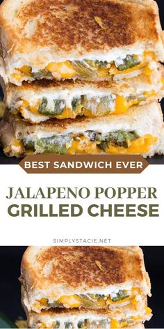 the best sandwich ever jalapeno popper grilled cheese is made with only three ingredients