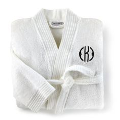 If you're looking for Peacock Alley's softest bathrobe, you've come to the right place. Our Bamboo Bathrobe, in our opinion, is the perfect robe to slip into after a warm shower or bath. 60% Rayon from bamboo / 40% Cotton Constructed with a terry loop for hanging and a corded dobby border detail. Imported from Portugal Dimensions Small/MediumFront chest width: 27"Sleeve length: 20"Length from shoulder: 44" Large/Extra LargeFront chest width: 29"Sleeve length: 22"Length from shoulder: 48" Care Ma Cotton Long Sleeve Robe For Spa, White Long Sleeve Bathrobe, White Long Sleeve Bath Robe, Long Sleeve Cotton Robe For Spa, Long Sleeve Cotton Spa Robe, Cozy White Robe For Relaxation, White Cozy Sleep Robe, Cozy White Sleep Robe, White Long Sleeve Robe For Relaxation