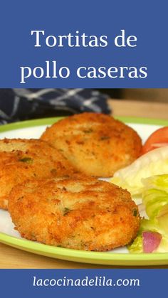 Tortitas de pollo caseras Breakfast Brunch Recipes, International Recipes, Brunch Recipes, Wine Recipes, Cilantro, Italian Recipes, Family Meals, Easy Dinner, Homemade Recipes