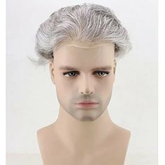 Grey Silver Hair Mens Replacement Lace Front Natural HairLine protese capilar masculina Human Hair 1B80 Mono Base Toupee Man Name MONO Top Toupee for men Hair Material 100% human hair Hair Length 6inch Hair Color 1B80 Base Size 8x10 available Our Service Grey Silver Hair, Lace Front Natural, Silver Grey Hair, Men Hair, Hair Length, Guy Names, Silver Hair, 100 Human Hair, Hair Lengths