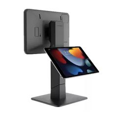 an ipad and tablet on a stand