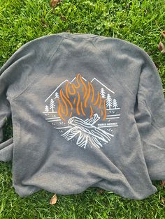 Bonfire sweatshirt. unisex sizes. Size up for oversized fit. Urban Crew Neck Sweatshirt For Outdoor, Long Sleeve Sweatshirt For Fall Outdoor Activities, Urban Long Sleeve Sweatshirt For Outdoor Activities, Urban Long-sleeved Sweatshirt For Outdoor Activities, Fall Crew Neck Sweatshirt For Outdoor, Fall Outdoor Crew Neck Sweatshirt, Cozy Fleece Sweatshirt For Outdoor Activities, Cozy Crew Neck Sweatshirt For Outdoor, Long Sleeve Sweatshirt For Outdoor