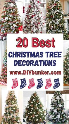 Farmhouse Christmas Trees, Rustic Christmas Trees, Best Christmas Tree Decorations, Best Christmas Tree, Christmas Tree Decorating Ideas, Christmas Tree Decor Ideas, Tree Decorating Ideas, Tree Decor Ideas, Red And Gold Christmas Tree