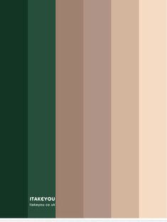 the color palette is green, beige and brown with white lettering that says take you