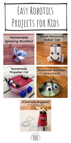 robotics projects for kids that are easy to make and great for learning with their own hands