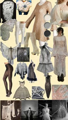 #costume #fashion #spider #cobweb #spiderweb #theatre Spider Themed Outfit, Spiderweb Fashion, Spider Clothing, Spider Fashion, Spider Dress, Spider Cobweb, Dream Costume, Future Board, Bride Costume