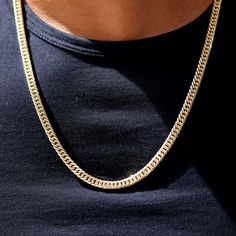 "Material: 14K Solid Gold Miami Curb Chain   (Not Hollow) Available Widths: 5MM Available Lengths: 16\", 18\", 20\", 22\", 24\", 26\" Closure: Box Lock Clasp -Approximate Gram Weights- 5MM 16\":  32 gram 5MM 18\":  36 gram 5MM 20\":  40 gram 5MM 22\":  44 gram 5MM 24\":  48 gram    5MM 26\":  52 gram CHAINZ offers the highest quality 14K solid gold jewelry for men at the best prices.  Contact us on Etsy Convo for custom sizing requests." Gold Diamond-cut Chain Link Jewelry, Gold Diamond Cut Chain Link Jewelry, Gold Cuban Link Necklace Diamond Cut Gift, Gold Cuban Link Necklace With Diamond Cut, Gold Cuban Link Necklace With Diamond Cut As Gift, Gold Diamond Cut Cuban Link Necklace Gift, Gold Diamond-cut Cuban Link Necklace Gift, Gold 14k Cuban Link Necklace, Yellow Gold Cuban Link Chain Necklace With Diamond Cut