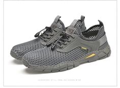 SPECIFICATIONS DEKABR Summer Outdoor Men Sneakers Breathable Casual Shoes Men Antiskid Mesh Men Shoes Waterproof Walking Zapatos Department Name: ADULT Color: Black,Grey,Khaki Size: 38,40,41,42,43,44,45,46 Season: Summer Men Shoes: Shoes Men Casual Sneakers: Casual Shoes Men Sneakers: Sneakers Men Mesh Sneakers: Mesh Shoes Men Shoes Brand: Sneakers Shoes Sports Outdoor Shoes: Summer Sneakers Sports And Leisure Shoes: Mens Casual Sneaker Shoes Brand Name: DEKABR Pattern Type: PLAID Item Type: Cas Gray Lace-up Walking Shoes For Outdoor, Durable Gray Walking Shoes For Outdoor, Gray Breathable Lace-up Walking Shoes, Durable Gray Sneakers For Sports, Gray Round Toe Sneakers For Outdoor, Gray Round Toe Outdoor Sneakers, Gray Slip-on Walking Shoes For Outdoor Activities, Gray Slip-resistant Walking Shoes For Outdoor, Slip-resistant Gray Walking Shoes For Outdoor