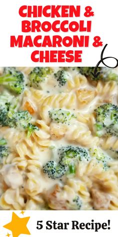 broccoli macaroni and cheese is featured in the cover of this recipe