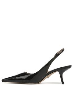 Small heel, sling back, sleek lines, say no more. The Bianka Slingback's are everything. Closure: Buckle Toe: Pointy Material: Leather Insole: Synthetic Heel Height: 2.4" Zara Sling Back Heels, Slingback Heels Outfit, Sling Back Heels, Work Fits, Say No More, Tulle Top, Denim Hoodie, Winter 23, Heels Outfits