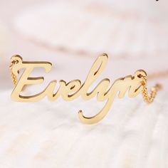 This personalized name necklace is the perfect gift for any occasion! A charming piece that's perfect for customizing with a name, nickname, or inspiring word, this name necklace looks amazing on its own or layered with other necklaces to create trendy appeal. Chain Type: Box ChainMaterial: Copper Necklace With Name, All Of Me, Go For It, Necklace Online, Name Necklace, Ring Bracelet, Inspirational Words, Ring Earrings, Anklets