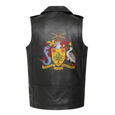 Barbados Leather Sleeveless Biker Jacket Sleeveless Leather Jacket For Biker Events, Fitted Sleeveless Biker Jacket For Biker Events, Fitted Sleeveless Biker Jacket For Events, Moto Style Vest For Biker Events In Fall, Moto Style Sleeveless Vest For Biker Events, Sleeveless Biker Leather Jacket For Biker Events, Moto Vest For Biker Events In Fall, Moto Style Sleeveless Vest For Fall, Moto Sleeveless Vest For Fall