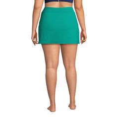 At Lands’ End we believe every body is a beach body and design our swimsuits to fit all women of every shape and size. Our Women’s Tummy Control Skirt Swim Bottoms are the perfect example of how great all women can look and feel in a swimsuit. Made with LYCRA Xtra Life spandex this skirt is specially designed to keep its shape in and out of the water and hold up all summer long. This swim skirt offers UPF sun protection wherever it has you covered. We promise you’re going to love this flattering 4-way Stretch Swim Skirt With Built-in Shorts For Poolside, Poolside Swim Skirt With Built-in Shorts And 4-way Stretch, Upf 50+ Solid Color Swim Skirt, 4-way Stretch Solid Swim Skirt, Solid Swim Skirt With Built-in Shorts And 4-way Stretch, Inclusive Design, Swim Skirt, Swim Bottoms, Comfy Fits