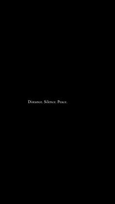 a black background with the words distance science peace