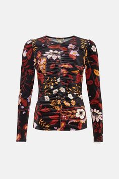 Style: TopDesign: PaisleyFabric: VelvetNeckline: CrewSleeve Length: Long Sleeve Oasis Fashion, Top Collection, Quick Delivery, Oasis, Paisley, Shop Now, Buy Online, Velvet, Long Sleeve