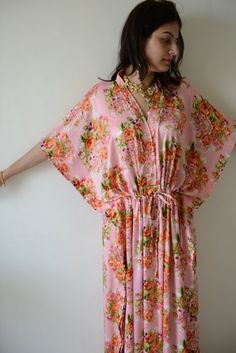 I had long been thinking of adding an extra comfort to the kaftans by having buttons in the front going all the way down to the waist.This front buttoned pattern is quite popular be it among bridesmaids or among nursing mothers as well.    As there are buttons down to the waist in this kaftan, you can remove it without messing up your hair making it an ideal getting ready robe. Quite a few brides have chosen this design as you can see in my listings.    The fact that there are buttons on the fro Ruffle Robe Maternity, Nursing-friendly Sleepwear For Spring, Summer Maternity Sleepwear, Nursing Friendly, Floral Embroidered Kaftan For Beach Cover-up, Nursing Maternity, Cotton Long Sleeve Nursing-friendly Sleepwear, Nursing Mother, Getting Ready, Nursing