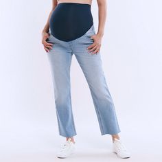 Dallas Stars Embrace your journey into motherhood with style, comfort and confidence in these women's jeans from Motherhood. Click this MATERNITY & NURSING GUIDE to find the perfect fit and more! FEATURES Woven denim construction Full belly panel for extra support No closure - pull-on styling No pockets UnlinedFIT & SIZING High rise sits below the natural waistline Fitted through the hip and thigh Slim straight leg opening 28-in. inseam length 16-in. leg openingFABRIC & CARE Cotton, spandex Mach Dallas Stars, Maternity Nursing, Motherhood Maternity, Slim Straight Jeans, Bottom Clothes, Color Light, Cotton Spandex, Straight Jeans, Gender Female