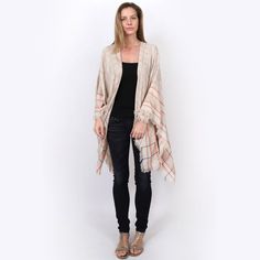 Sbk-1345_beige Women Fashion Wrap Must Have For All Season 51" X 52" 100% Viscose Beige One Size Outerwear For Spring, One Size Spring Outerwear In Beige, One Size Beige Outerwear For Spring, Do Everything In Love, Do Everything, Wrap Style, Women Fashion, Must Haves, In Love