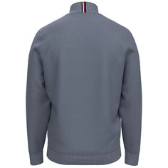 A solid addition to the Tommy Hilfiger lineup, this pullover blends both comfort and style for the perfect extra layer..Regular fit.Quarter-zip closure.All cotton.Machine washable.Imported Winter Solid Color Half-zip Sweater, Gray Half-zip Winter Sweater, Winter Half-zip Outerwear With Ribbed Collar, Winter Half-zip Sweater For Layering, Winter Funnel Neck Sweater With Zipper Closure, Winter Layering Half-zip Sweater, Winter Funnel Neck Sweater With Zipper, Sporty Half-zip Winter Sweater, Sporty Winter Sweater With Zipper Closure