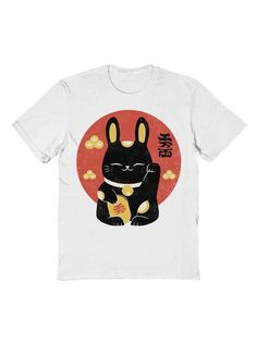 COMFY & COOL:  This is a licensed product by THREADLESS © Copyright 2024. Made of great-quality materials that are durable, comfortable, and easy to care for. Whether you're looking for a funny, inspirational, or pop-culture-inspired graphic tee shirt, we've got you covered.Nearly There Good Luck Bunny-Black Graphic Cotton Short-Sleeve T-Shirt White Casual  Short Sleeve Cotton Animal,Cartoon,Letter  Medium Stretch  Men Clothing, size features are:Bust: ,Length: ,Sleeve Length: Novelty Black T-shirt With Character Print, Black Novelty Shirt With Graphic Print, Black Novelty T-shirt With Character Print, Novelty Black Short Sleeve Shirt, White Novelty T-shirt For Streetwear, Novelty White T-shirt For Streetwear, Novelty Character Print T-shirt For Streetwear, Black Novelty Short Sleeve T-shirt, Novelty Black Short Sleeve T-shirt