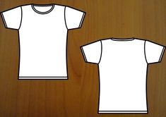 Girl’s t-shirt template Woodworking Projects For Kids, Women Tshirt, Closet Essentials, Girl Shirt