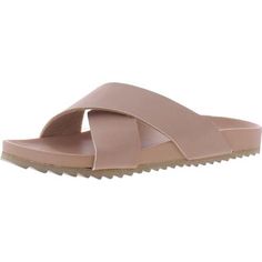 Brand New W/Box Stylus Womens Frivil Casual Footbed Slip On Slide Sandals Shoes Sizes 6,7 & 7.5 Blush Color Adjustable Synthetic Footbed Sandals For Spring, Trendy Beige Footbed Sandals For Spring, Spring Flat Synthetic Footbed Sandals, Spring Synthetic Flat Footbed Sandals, Pink Synthetic Footbed Sandals For Spring, Spring Slip-on Synthetic Footbed Sandals, Spring Synthetic Slip-on Footbed Sandals, Synthetic Slip-on Footbed Sandals For Spring, Pink Leather Footbed Sandals For Spring