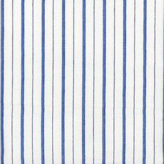 a blue and white striped shirting fabric