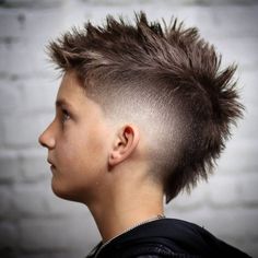 Cool Kids Haircuts, Fohawk Haircut, Boy Hair Cuts, Boys Fade Haircut, Mohawk Hairstyle, Braided Mohawk Hairstyles, Braid Hairstyle Ideas, Toddler Hair Styles