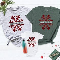 Matching Family Christmas Shirt, Family Christmas Shirt, Christmas Shirt, Christmas Funny Shirt, Santa Custom Shirt, Matching Xmas Tees. Hi! Welcome to our store. It's good to see you here. Our aim is to offer you first-class clothing in your most beautiful moments with our graphic t-shirts that we designed or designed with your ideas. I am sure you will like our designs for your family, friends and you. IMPORTANT MATTERS FOR ORDERING: 1-) Please check and review all photos. 2-) Our sizes are true to size, but can you take a look at my measurements in the product details section to make sure you get the best fit? The measurement is from armpit to armpit. Please let me know if you have any questions. BUSINESS DAYS: Normally postal time is 2-6 working days, rush mail is 1-4 working days, and Christmas Holiday Shirt With Graphic Print, Christmas Festive Shirt With Graphic Print, Festive Christmas Graphic Print Shirt, Christmas Holiday Graphic Print Shirt, Festive Short Sleeve Winter Shirt, Festive Winter Short Sleeve Shirt, Short Sleeve Holiday Shirt For Winter, Winter Holiday Short Sleeve Shirt, Winter Festive Family Matching T-shirts