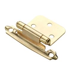 brass plated door hinges with holes