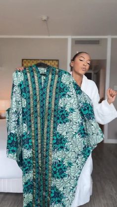 #Styleinspo; Get Ready with @mariame.vlogs in collaboration with @vlisco (part 2) ✨ She looks absolutely ravishing in her kaftan dress with very intricate detailing! What’s your go-to hairstyle for a fantastic piece like this? ☺️ • • • • • • • #tgif #mariamevlogs #vlisco #grwm #explorepage #campaignvideo #reels #instagramreels #anka #kaftan #boubou #ankamarketplace #campaign #videocampaign | #afrochic || #blackowned || #melaninqueen || #africanfashion || #africanprint #africanwedding || #a... Africhic Collection, Vlisco Dresses, Women Kaftan Styles, Ankara Kaftan, Boubou Styles For Women, African Kaftan, Kaftan Styles, Ankara Dress Designs, Fancy Short Dresses