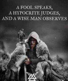 Gentleman Quotes, Wise Man, Viking Warrior, Wise Men