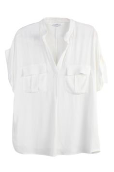 Glow Fashion Boutique short sleeve white blouse Classic White Blouse, Summer Blouse, Summer Blouses, Fabric Details, Satin Dress, White Blouse, Short Sleeve Blouse, Classic White, Satin Dresses