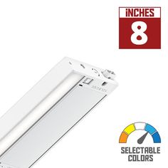 6U 8 Inch Plug In Under Cabinet LED Light, 270 Lumens, Interconnectable, Selectable CCT 27K/30K, 120V, White - Bees Lighting Bathroom Fan Light, Led Under Cabinet Lighting, Rustic Sconces, Neon String Lights, Cabinet Light, Kichler Lighting, Rustic Chandelier, Modern Sconces, Canopy Lights