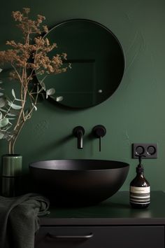 dark moody green bathroom ideas dark green bathroom remodel ideas dark green bathroom ideas subway tile dark green bathroom ideas with wallpaper dark green and black bathroom ideas dark green bathroom wall ideas dark green bathroom cabinet ideas dark green bathroom fixtures ideas bathroom painting ideas dark green dark green bathroom renovation ideas Dark Green Aesthetic Bathroom, Green Paint For Bathroom, Dark Wall Bathroom, Dark Paint Bathroom, Green Restroom, Bathroom Ideas Dark Green, Moody Green Bathroom, Bathroom Dark Green, Green Bathroom Remodel