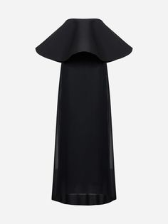 Synthetic->polyamide, 69% Synthetic->elastane, 31% Jacquemus Dress, Herno Jacket, Flounce Top, Maxi Styles, Black Sleeveless Dress, Sheer Chiffon, Chiffon Skirt, Back Strap, Flare Skirt