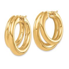 Indulge in the excellence of Italian craftsmanship with our Chunky Gold Earrings. Crafted in Italy, these earrings embody the artistry and precision for which Italian jewelry is renowned, ensuring a high-quality and sophisticated piece. ✪ FEATURES • Crafted with premium 14K gold, ensuring durability and a luxurious finish. • Stamped "14K" for Authenticity • Offered in 14K Yellow, White or Rose Gold • Weight: 9.6 Grams • Size: 28mm x 28mm • Thickness: 11mm • Made in Italy ✪ PRODUCTION TIMES This Modern Clip-on Hoop Earrings For Formal Occasions, Modern Clip-on Hoop Earrings For Formal Events, Contemporary Hoop Earrings With Polished Finish, Modern Polished Hoop Earrings For Anniversary, Contemporary Small Hoop Earrings With Polished Finish, Contemporary Polished Hoop Earrings, Contemporary Small Hoop Earrings For Formal Occasions, Contemporary Small Hoop Earrings For Formal Events, Timeless Hoop Earrings With Shiny Finish