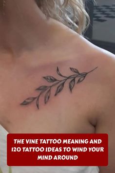 the vine tattoo meaning and 120 ideas to wind your mind around