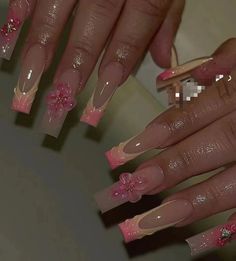 Hello welcome to my shop. I only use high-quality materials to create a luxurious nail press that you can trust to be strong and long-lasting. Hope you can find your favorite nails. My nails will last: Use adhesive sheets (provided with nail kit) for 1-2 days Use nail glue for 2-3 weeks. All nails can be reused multiple times if you take good care of them. If you would like a custom size, please fill out the personalization section under product options. If you're not sure how to measure your na Sand Nails Design, Island Nails Tropical, French Tip Ombre, Sugar Nails, 3d Flower Nails, Long Nail Designs, Acrylic Press On Nails, Girly Acrylic Nails, Long Square Acrylic Nails