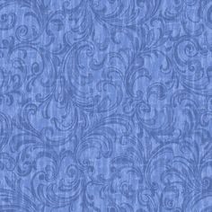 a blue background with swirls on it