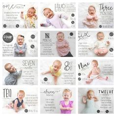 baby names and their meanings are shown in this collage with images of babies on them