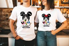 Custom 2023 Matching Disney Family Vacation Shirts, Disney Family Vacation Shirt Disney Family Vacation Shirts, Disney World Outfits, Disney Family Vacation, Disneyland Shirts, Family Vacation Shirts, Family Print, Disney Family, Disney Shirts, Vacation Shirts